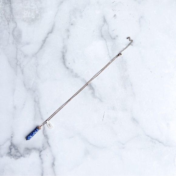 Sodalite Stone Pendant Necklace - Picture 4 of 6